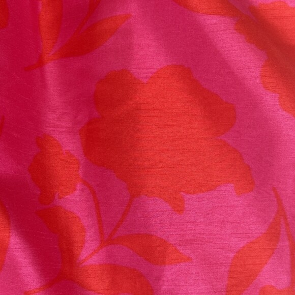 Kate Spade x Target Pink Red Floral Peplum Midi Dress Women’s Size 8 NWT - Picture 14 of 15